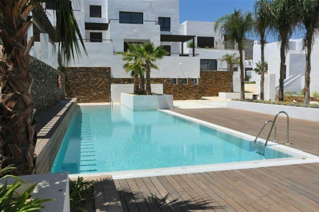 Complejo Macenas Beach מוחקאר מראה חיצוני תמונה